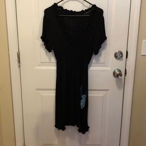 Black dress with cross